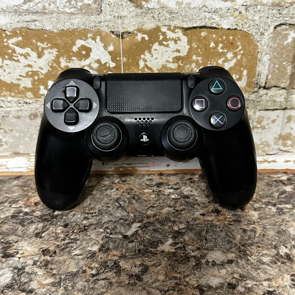 Sony DualShock 4 Controller PS4 Jet Black Good CUH-ZCT2U Wireless